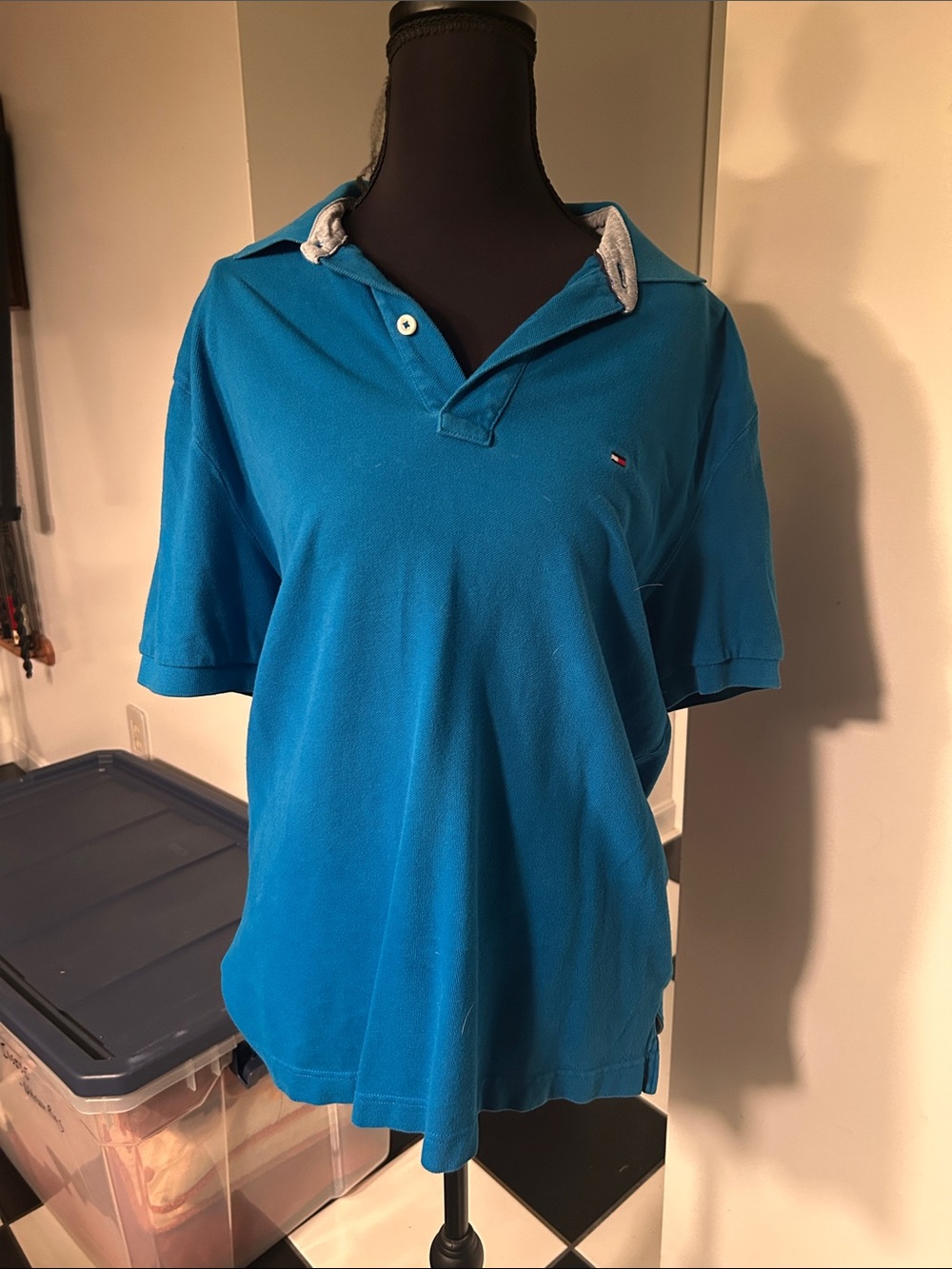 Tommy Hilfiger Bright Teal Polo Shirt